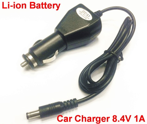 Adaptador de corriente Universal para cargador de coche, 8,4 V, 1A, 8,4 V, de batería para paquete 18650, enchufe de CC, 1 Uds. ► Foto 1/2