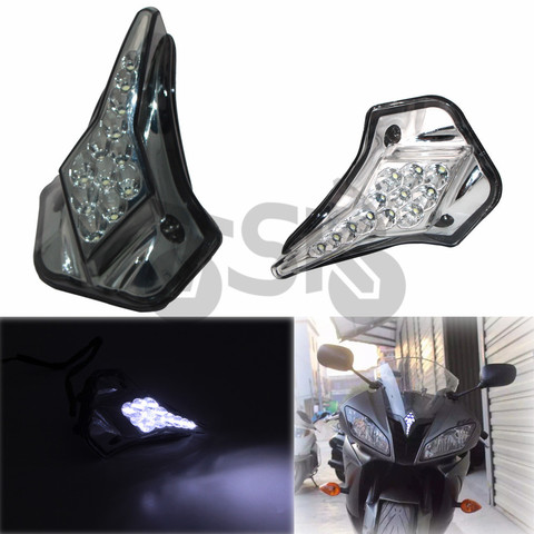 Prepárense para YAMAHA R6 2008, 2009, 2010, 2011, 2012 faro lámpara de niebla faro delantero LED ► Foto 1/4