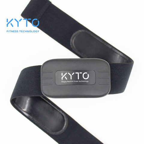 KYTO-Monitor de ritmo cardíaco para el pecho, bluetooth 4.0, sensor de ANT para correa de fitness, compatible con Wahoo, banda polar Garmin conectada al exterior ► Foto 1/6
