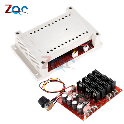 DC 10-50V 60A Control de velocidad del Motor PWM HHO RC controlador 12V 24V 48V 48V 3000W MAX ► Foto 1/6