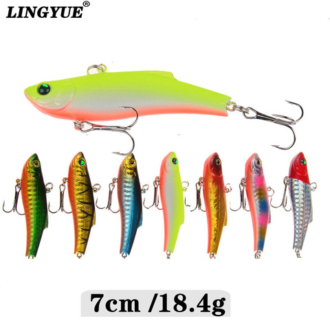 1 piezas duro VIB pesca señuelos 7 colores disponibles Artificial Crankbait Jerkbait Wobblers de pesca de plástico abordar 7 cm/18,4 G falso cebo ► Foto 1/6