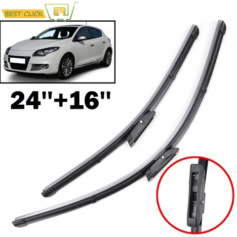 Misima de parabrisas de limpiaparabrisas para Renault Megane 3 ventana 24 