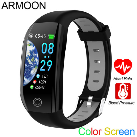 Reloj inteligente deportivo F21 para hombre y mujer, pulsera con control del ritmo cardíaco y de la presión sanguínea, resistente al agua y con pantalla a Color ► Foto 1/1