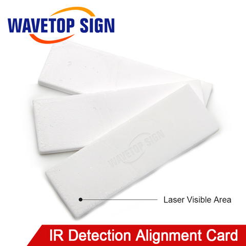 Detección IR alineación tarjeta regulador de intensidad infrarrojo visualizador de calibrador de placa de cerámica para YAG 1064nm de fibra de diodo de láser haz LED ► Foto 1/4