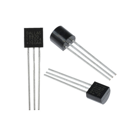 Sensor de temperatura DS18B20 TO-92 18B20, chip electrónico IC para arduino, sensor hall, kit de componentes electrónicos diy ► Foto 1/5