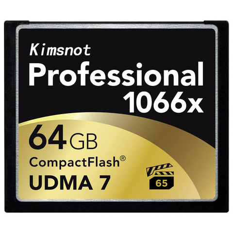 Kimsnot-tarjeta de memoria profesional 1066x, tarjeta CF, CompactFlash, 32GB, 64GB, 128GB, 256GB, UDMA7 Flash compacto, alta velocidad, 160 Mb/s ► Foto 1/6