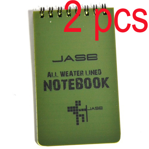 2 unids táctico cuaderno todo-clima all Weather cuaderno impermeable papel de escribir en la lluvia ► Foto 1/4