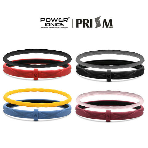 Power Ionics-pulsera deportiva de moda deportiva Unisex, con Prisma de doble fila, iones resistentes al agua ► Foto 1/6