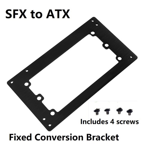 ATX power a SFX pequeño de conversión de energía rack de aluminio anodizado negro cepillado plata ► Foto 1/1