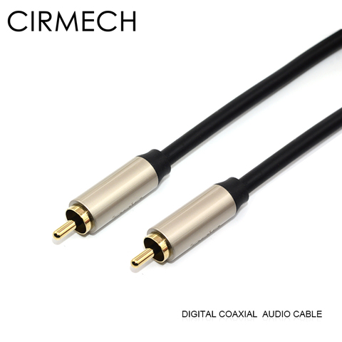 CIRMECH-Cable de audio Coaxial SPDIF out digital, cable Coaxial macho a macho, Cable de vídeo RCA para PC, amplificador de TV, decodificador ► Foto 1/6