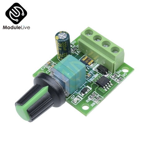 Controlador de interruptor de velocidad de Motor 2A PWM, fusible de autorecuperación ajustable 1803BK, voltaje DC 1,8 V 3V 5V 6V 12V ► Foto 1/6