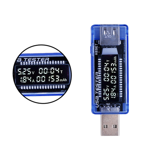 USB QC2.0 3,0 probador de capacidad de cargador de corriente y voltaje USB 3-20V cargador Doctor voltímetro 20% de descuento ► Foto 1/6
