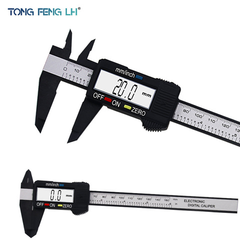El nuevo Tongfenglh 5301 modelo 6 pulgadas LCD 150mm Digital electrónica de carbono fibra Vernier ► Foto 1/6