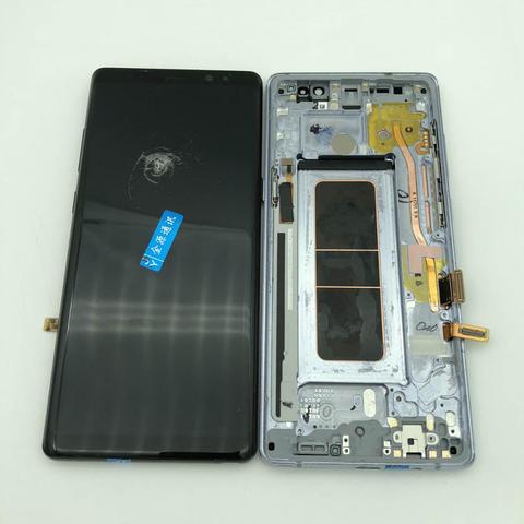 Pantalla LCD rota para Samsung Galaxy Note 8, 9, 10 Plus, practicar la reparación de LCD de cristal y Marco medio separado ► Foto 1/6