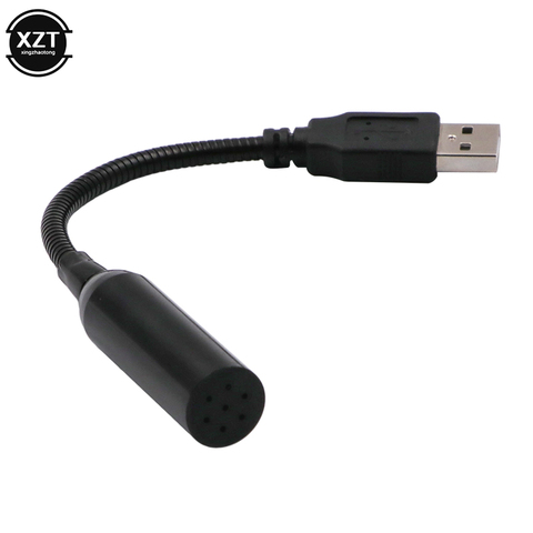 Minimicrófono USB ajustable para escritorio, dispositivo de Audio antiruido, portátil, para ordenador ► Foto 1/6