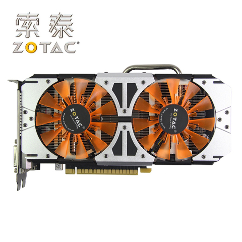 Original gamerock Premium Edition tarjeta de vídeo GPU GTX750Ti-2GD5 Thunderbolt HA 128Bit GDDR5 mapa para tarjetas de gráficos nVIDIA GeForce GTX750 Ti 750Ti 2G ► Foto 1/1