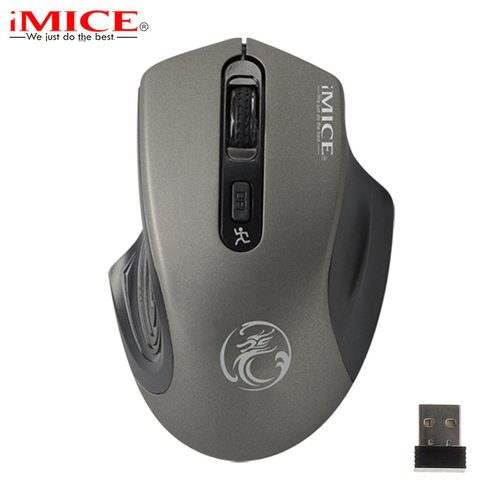 Ratón inalámbrico con botones silenciosos para PC, portátil y Notebook, 2,4 GHz, Mini ratón óptico de ahorro de energía, inalámbrico, receptor USB ► Foto 1/6