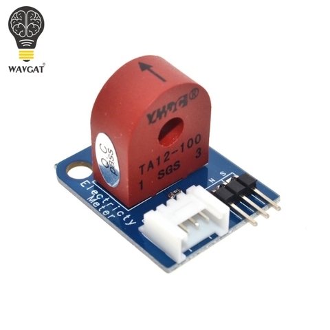 Medidor de electricidad (analógico) Sensor de corriente AC transformador de corriente 5A para Arduino ► Foto 1/6