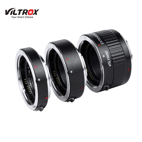 Viltrox DG-G de enfoque automático AF TTL anillo tipo tubo de extensión 12/20/36mm conjunto de Metal montaje w/cubiertas para Canon EF EF-S 35mm de la Lente de la cámara DSLR ► Foto 1/6