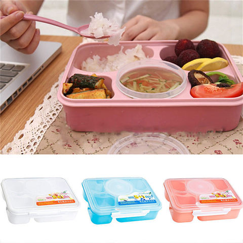 Fiambrera portátil para microondas, contenedor de comida de frutas, caja de almacenamiento exterior, Picnic, Bento ► Foto 1/6