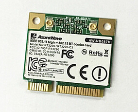 AzureWave-tarjeta Wifi inalámbrica, AW-NB087H-LE RT3290LE RT3290, 150Mbps, 802.11b/n, Media Mini PCIe, pci-express, BT3.0, Wlan ► Foto 1/1