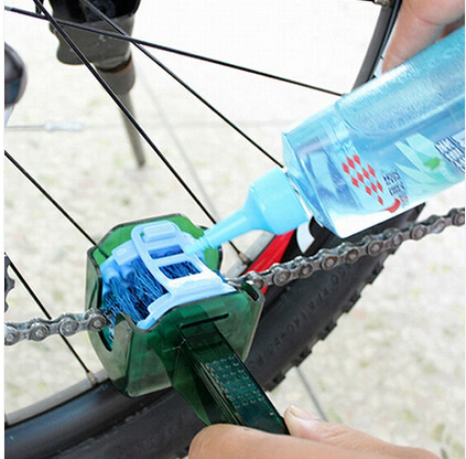 Limpiador de cadena de bicicleta de montaña, multiherramienta, volante, Kit de lavado y limpieza de Cassette, caja de fregado ► Foto 1/6