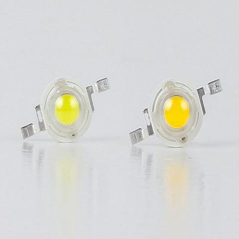 1 W bombillas W LED de alta potencia 1 W lámpara LED blanco puro/blanco cálido 110-120LM 30mil Taiwán Genesis Chip envío gratis ► Foto 1/1