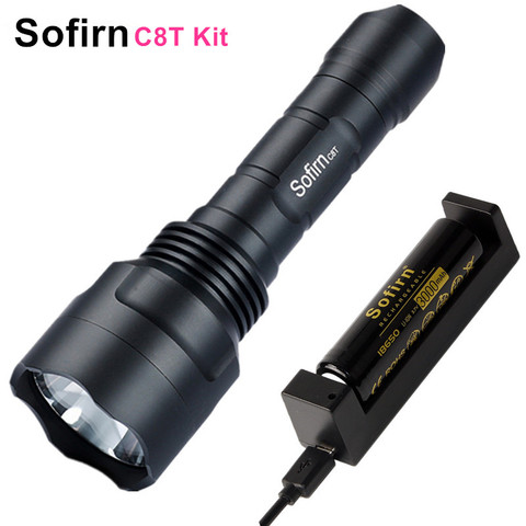 Sofirn-linterna LED potente C8T 18650 Cree XPL HI 1310lm, lámpara portátil táctica con dos grupos ► Foto 1/6