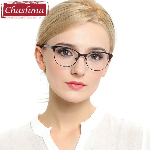 Chashma ojos de gato gafas estilo las mujeres de mujer óptico anteojos con marcos gafas de moda ► Foto 1/6