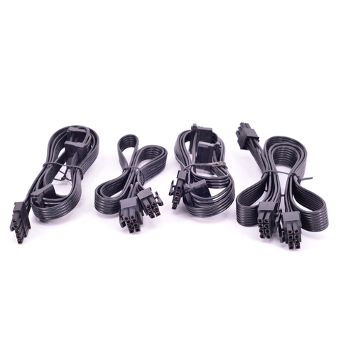 Para Cooler Master silencio profesional dorada 1200W M1000 M850 M700 M600 PCI-E 8 6 Pin 5 Pin periférico 4 Pin SATA Cable de alimentación ► Foto 1/6