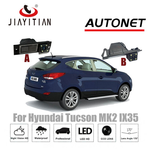 JIAYITIAN cámara de visión trasera para Hyundai ix35 Tucson ix 35 MK2/cámara ix35 Cámara reversa/CCD/noche visión Cámara matrícula ► Foto 1/5