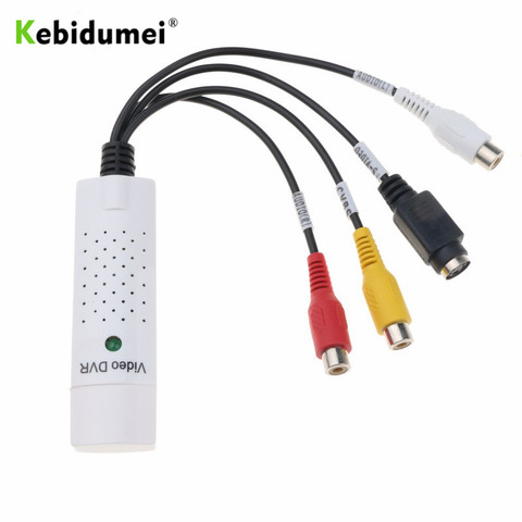 Kebidumei-Convertidor de tarjeta de captura de vídeo, adaptador de PC, TV, Audio, DVD, DVR, VHS, USB 2,0, DC60 2,0 para ordenador, novedad ► Foto 1/6