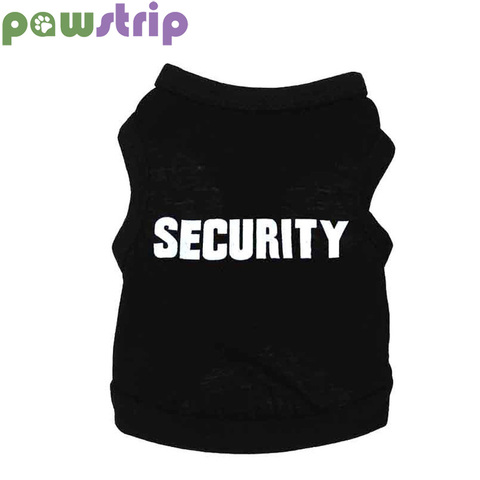 Pawstrip XS-L seguridad Chaleco de verano para perro ropa negro mascota cachorro T camisetas para perros pequeños perros Chihuahua Yorkie perro gato chaleco traje ► Foto 1/6