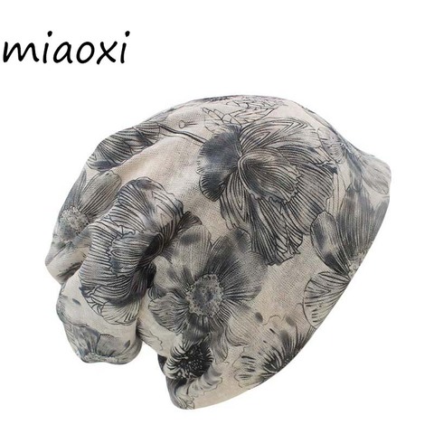 Miaoxi-Sombrero de punto que te mantiene caliente para mujer, bufanda, gorro, gorrito, gorros de otoño ► Foto 1/6