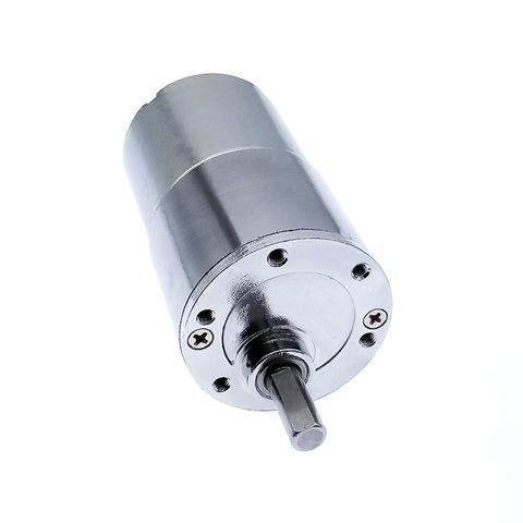 GB37RG 12VDC 2/5/10/15/20/30/40/60/87/100/120/50/200/300/400/500/550/600/1000RPM motor de engranaje 37mm Salida de eje excéntrico ► Foto 1/6