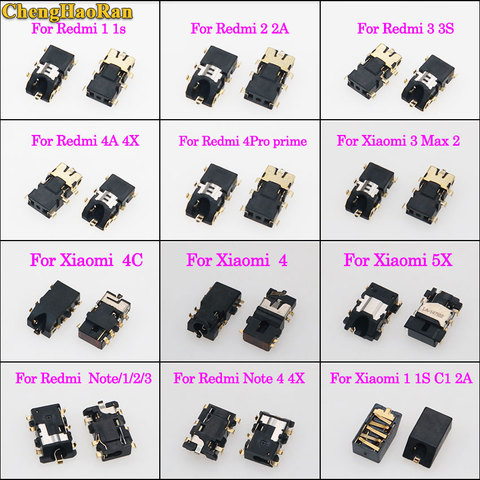 Conector Jack de Audio para auriculares ChengHaoRan para Xiaomi 3/4/4C/5X para Redmi note/1/2/3/4X 1S 2 2A 3 3S 4A 4X 4PRO Prime ► Foto 1/1