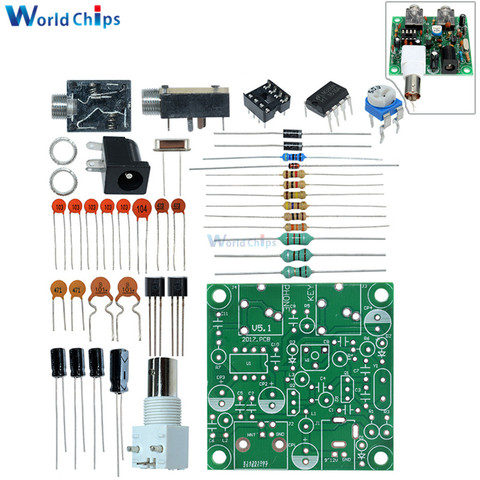 Transmisor de ondas cortas QRP Pixie, Kit receptor de RADIO de 40M, CW, 7.023-7.026MHz, transmisor de ondas cortas, CC de 9V-14V, 1 Juego, disponible ► Foto 1/6