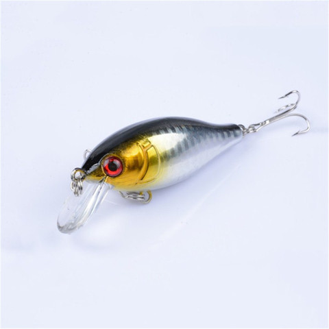 Señuelo de pesca Wobbler, 7,5 cm, 11g, ojos 3D, plástico Artificial, Crankbait, cebo duro, Lucio, Swimbait, accesorios de pesca, 1 Uds. ► Foto 1/6