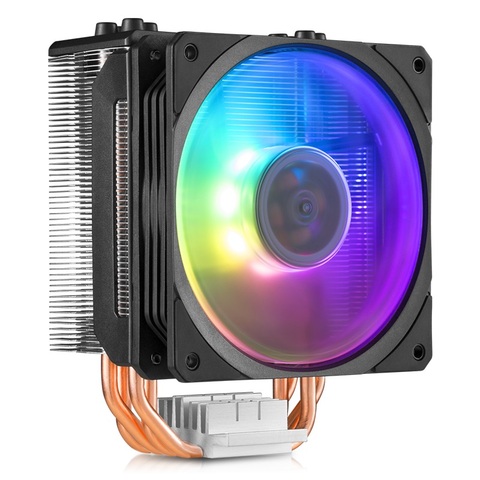 Enfriador maestro T400 ARGB CPU Cooler 4 tubos de calor radiador 120mm ventilador RGB para intel 115X1366 2066 2011 AMD AM4 AM3 de refrigeración de la CPU ► Foto 1/1