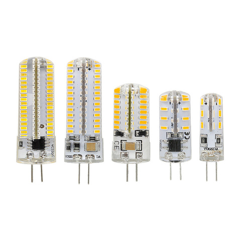Bombilla LED para lámpara G4 de 3W, 4W, 5W, 6W, 9W, 12W, SMD 3014, CC de 12V, CA de 220V, 110V, luz blanca cálida, reemplaza la lámpara halógena ► Foto 1/6