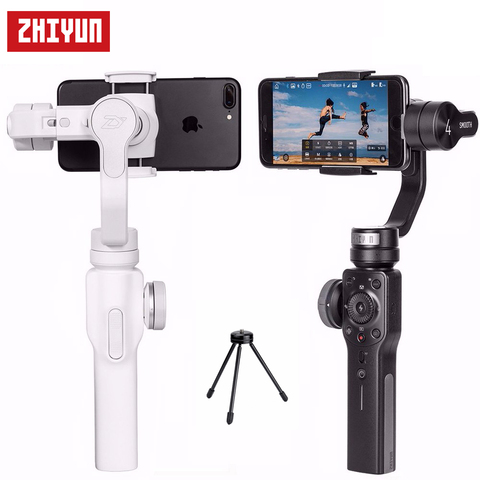 Zhiyun-estabilizador de cardán Smooth 4 para iPhone X, 8, 7 Plus, Samsung Galaxy S8 + S8, con trípode de cardán ► Foto 1/4