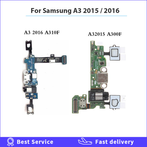 Conector de carga para Samsung galaxy A3, 2015, 2016, A310F, A300F, cargador, puerto USB, Cable flexible, piezas de repuesto para A3 ► Foto 1/4