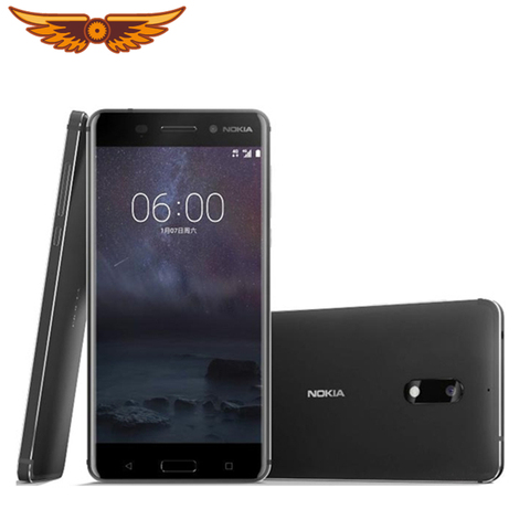 Nokia-teléfono móvil usado Original desbloqueado, smartphone con pantalla de 2017 pulgadas, 4GB RAM, 32GB ROM, cámara de 16.0MP + 8.0mp, LTE, 4G, SIM Dual, Nokia 6 (5,5) ► Foto 1/6