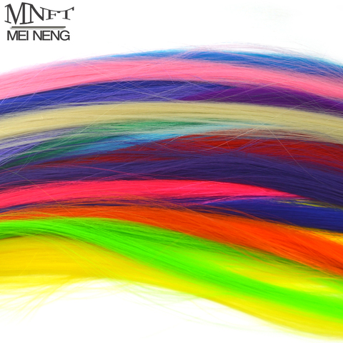 MNFT 5 unids Color mezclado volar atando de fibra de pesca para la pesca con mosca atar Material DIY cebo línea suave Durable fibra sintética ► Foto 1/6