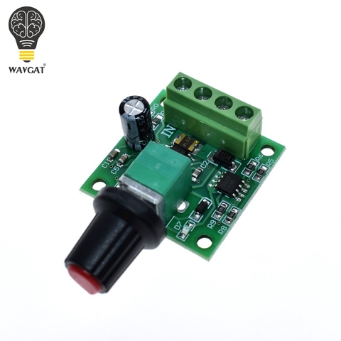 WAVGAT-controlador de velocidad del Motor, controlador de velocidad del Motor de baja tensión, 0-100%, ajustable, DC 1,8 V, 3V, 5V, 6V, 12V, 2A, PWM, Módulo regulador ► Foto 1/6