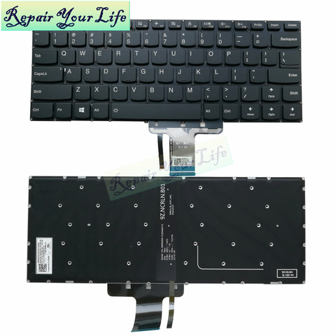 Teclado retroiluminado 510-14 para Lenovo Yoga 510-14ISK 510-14AST 510-14IKB 510S teclado para ordenador portátil PM4CB-US nuevo y original ► Foto 1/5