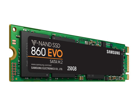 SAMSUNG 860 EVO M.2 250g 500g 250 GB 500 GB de la computadora de la PC de escritorio del ordenador portátil interior unidades de estado sólido m.2 SATA6 GB/S SATA SSD ► Foto 1/6