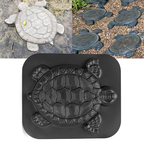 Molde de piedra de pasos para tortuga, camino de tortuga para caminar, pavimento de cemento, decoración de parque ► Foto 1/5