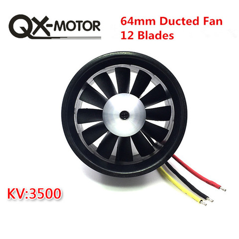 QX_MOTOR DIY EDF Ducted Airplane Fan 30mm/55mm/64mm/70mm/90mm con Motor sin escobillas envío gratis ► Foto 1/6