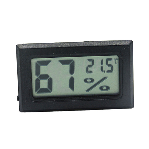 Termómetro Digital Mini LCD, higrómetro de temperatura interior, Sensor de temperatura práctico, medidor de humedad, instrumentos, 1 Uds. ► Foto 1/4